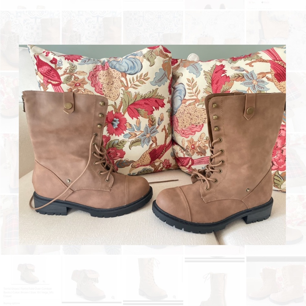 TORRID Brown Combat Boot • Size 11 • NWT  🍁 - Picture 8 of 14